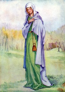 Woman s costume in reign of Henry III by Dion Clayton Calthrop