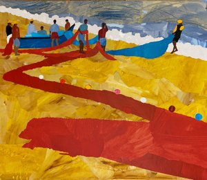 Balıkçılık, Neeleshwar (kolaj) by Dione Verulam