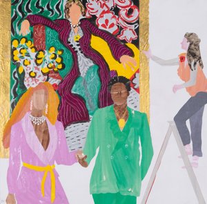 Glamour, 2020 (kolaj) by Dione Verulam