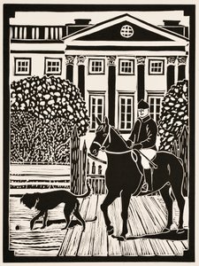 Yılın ayları: Kasım, 2012 (linocut) by Dione Verulam