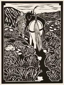 Yılın ayları: Eylül, 2012 (linocut)
