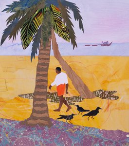 Sabah yürüyüşü, Neeleshwar (kolaj) by Dione Verulam