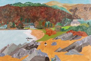 Saddell, Mull of Kintyre (kolaj) by Dione Verulam