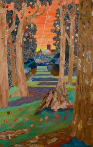 St Albans, 2025 (kolaj) by Dione Verulam