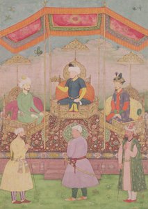 Babür İmparatoru Babur ve oğlu Humayan, Rajasthan