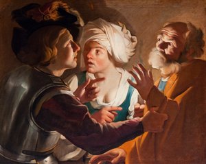 Aziz Petrus'un Reddi (tuval üzerine yağlıboya) by Dirck Baburen van