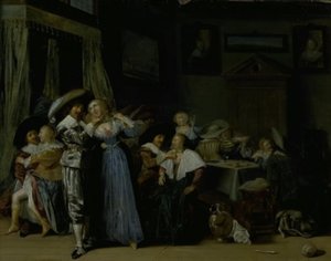 neşeli şirket by Dirck Hals