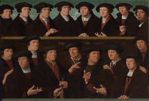 Bir Grup Muhafız by Dirck Jakobsz