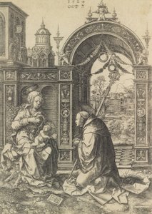 Aziz Bernard, İsa Çocuğa Tapıyor, 5 Ekim 1524.