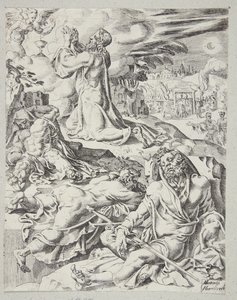 Bahçedeki ızdırap by Dirck Volckertsz. Coornhert