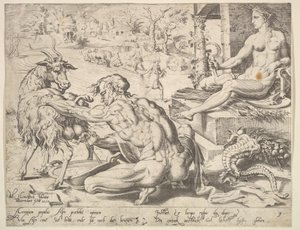 Asher, On İki Patrik dizisinden, 1550. by Dirck Volkertsen Coornhert