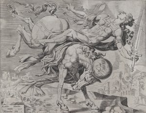 Sınırsız Dünyadan Adaleti Yok Eden Dünya, levha 1, 1550.