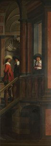 Yedi Parçalı Dekoratif Bir Dizi: Dış Mekan Merdiveni by Dirck van Delen