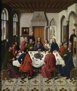Son Akşam Yemeği sunağı orta paneli, 1464-1468