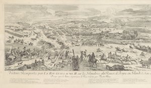 Cüruf bij Drogheda aan de Boyne, 1 Temmuz 1690 Zafer Le Roy Guillaume III tarafından kazanıldı. 1 Temmuz 1690'da İrlanda'daki Boyne Nehri'ndeki İrlandalı kadınlar hakkında (nesnedeki başlık) by Dirk Maas