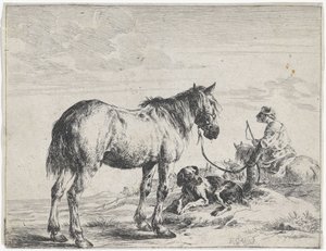 Bir direğe bağlı at Atlar (dizi adı)