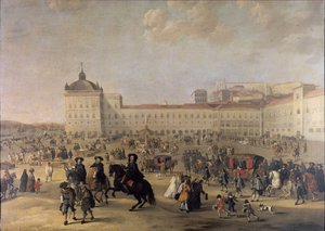 Lizbon Saray Meydanı Terreiro do Paço, 1650