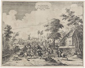 Don Cantelmo yönetimindeki İspanyollar, 1643 Borgerhout