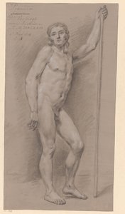 Önden bakıldığında çıplak duran erkek (2. ödül 1776) by Dirk Versteegh