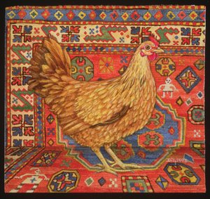 Kahverengi Halı Tavuğu, 1995 by Ditz