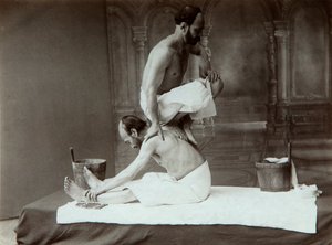 Doğu hamamı. Masaj, 1880