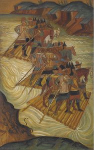 Nehri geçmek by Dmitri Semyonovich Stelletsky