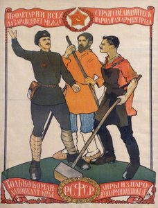 Komünist propaganda afişi