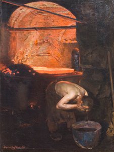 yorucu bir işin ardından by Döme Skuteczky