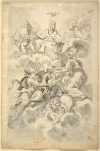 Tavan Resmi Eskizleri: Muzaffer Kilise by Domenico Antonio Vaccaro