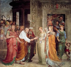 Leydimizin düğünü. Domenico Beccafumi