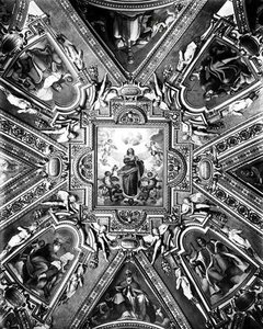 Immaculate Conception Bakiresi, azizler ve meleklerle, Cappella Paolina
