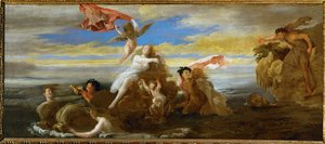 Galathea ve Polyphemos (kavak ağacı) by Domenico Fetti