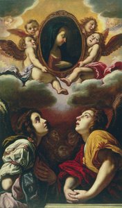 Uçan ve Tapan Melekler, 1613-4 by Domenico Fetti or Feti