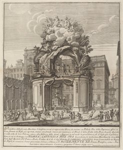 Jüpiter ve Minerva ve "Çin" Festivali için Vulcan Demirhanesi by Domenico Franceschini probably after Nicola Michetti