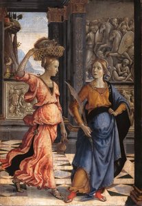 Judith, hizmetçisiyle birlikte, 1489 by Domenico Ghirlandaio