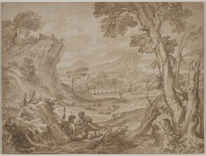 Çobanlarla Peyzaj, c. 1700.