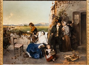 Yapraklar düşerken by Domenico Induno