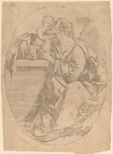Aziz Joseph ve İsa Çocuk by Domenico Maria Viani