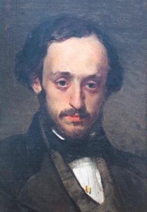 Genç bir adam olarak Pasquale Villari by Domenico Morelli