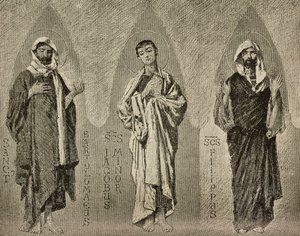 Saints Bartholomew, James the Less ve Philip, Domenico Morelli