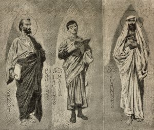 Sints Paul, James the Great ve John, Domenico Morelli