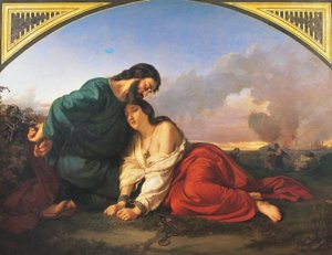 İki Hristiyan Şehit İnfaza Mahkûm Edildi by Domenico Morelli