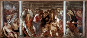 Mesih felçliyi (olasılık havuzu) duyar. Resim Jacopo Robusti dit il Tintoretto (Tintoret)