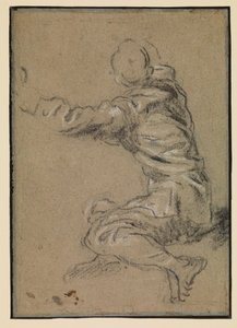 Oturan adam, 16. yüzyıl by Domenico Robusti Tintoretto