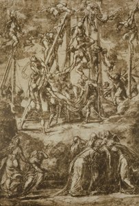 İfade için Çalışma by Domenico Robusti Tintoretto