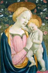 Madonna ve Çocuk, c. 14451450. by Domenico Veneziano