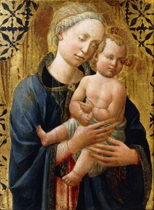 madonna ve çocuk, by Domenico di Michelino
