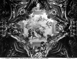 Sonbahar Alegori, Sonbahar Odasının kasasında by Domenico the Elder Piola