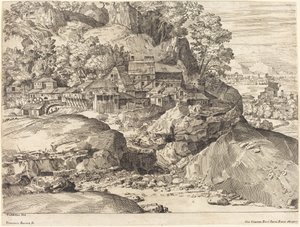 Değirmenli Peyzaj, c. 1650. by Dominique Barriere