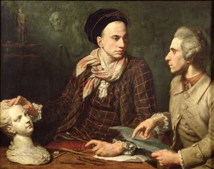 Dominique Herment ile Otoportre (1730-77) 1769